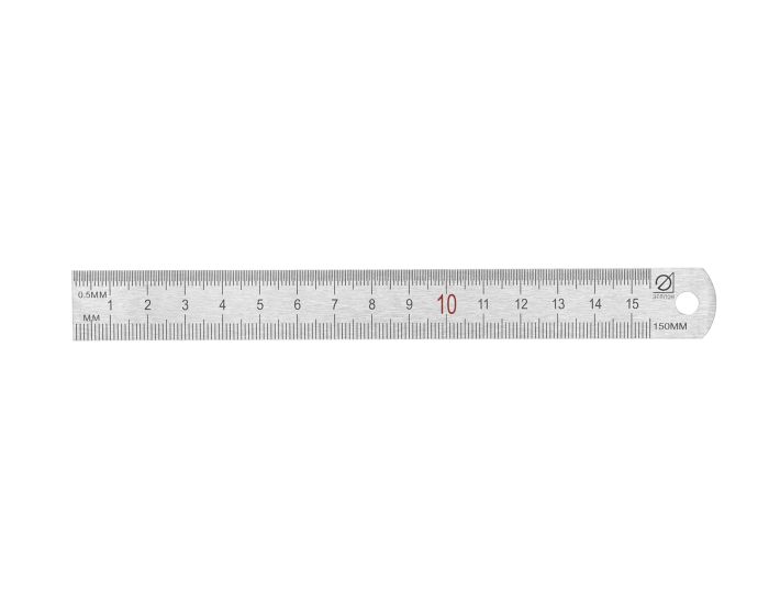 Линейка измерительная метал.  150х19 Эталон