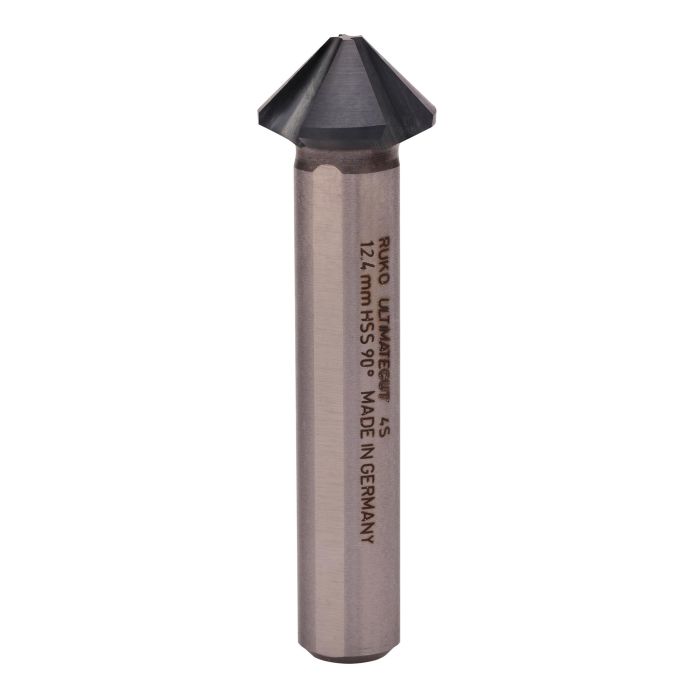 Зенковка по металлу Ruko UltimateCut 4S 90° 12,4мм HSS-G RunaTec 4z DIN335C L56мм d8мм 102876P