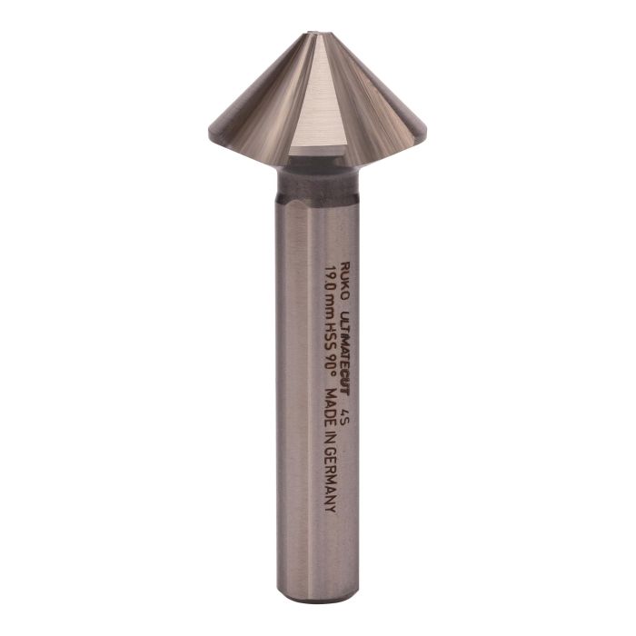 Зенковка по металлу Ruko UltimateCut 4S 90° 19,0мм HSS-G 4z DIN335C L63мм d10мм 102880