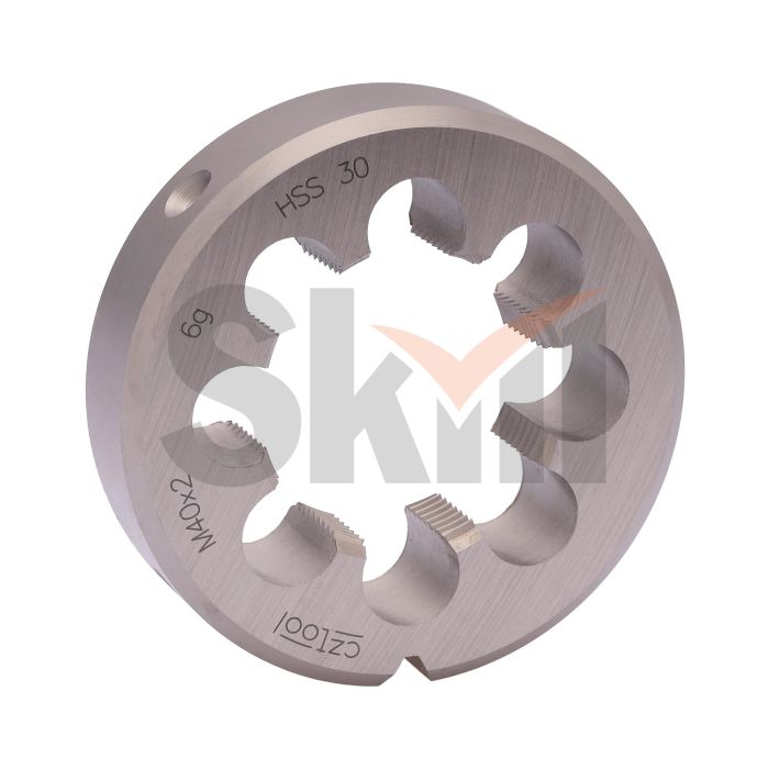 Плашка М40х2,0 DINEN22568 HSS 6g 75х20мм Bucovice(CzTool) 240403