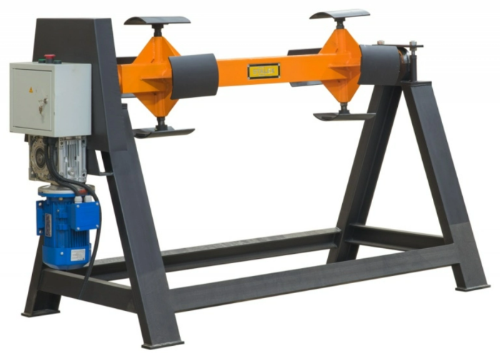 Разматыватель рулонного металла Stalex РМЭ-1250 (приводной)