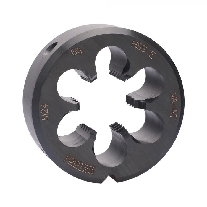 Плашка с стружколомом Bucovice Tools М24х3,0 HSSE-VA-NT DIN EN 22568 6g 55х22мм 301240
