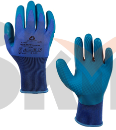 XL Max-Resist Защитные трикотажные перчатки Jeta Safety из полиэфира с покрытием ладони из латекса