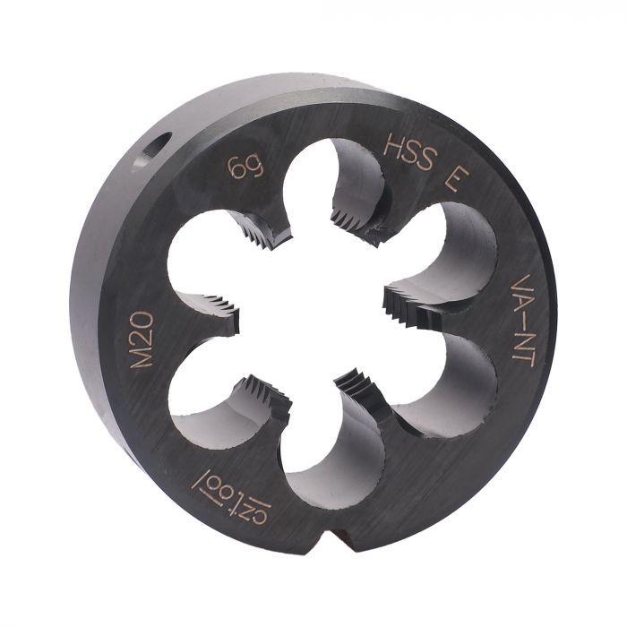Плашка с стружколомом Bucovice Tools М20х2,5 HSSE-VA-NT DIN EN 22568 6g 45х18мм 301200