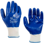 XL OilMax Защитные трикотажные перчатки Jeta Safety из полиэфира с полным покрытием из нитрила