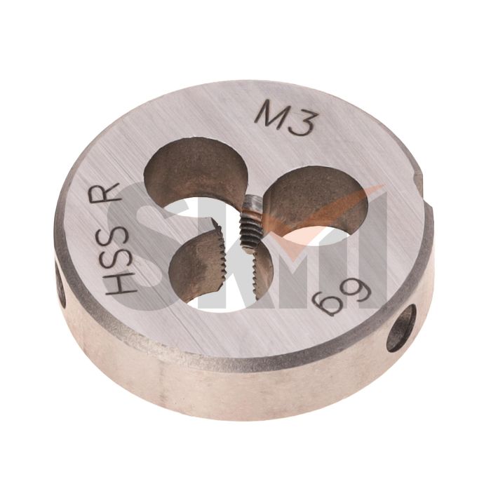 Плашка М 3,0х0,5 DINEN22568 HSS 6g 20х5мм Terrax by Ruko 237030TX