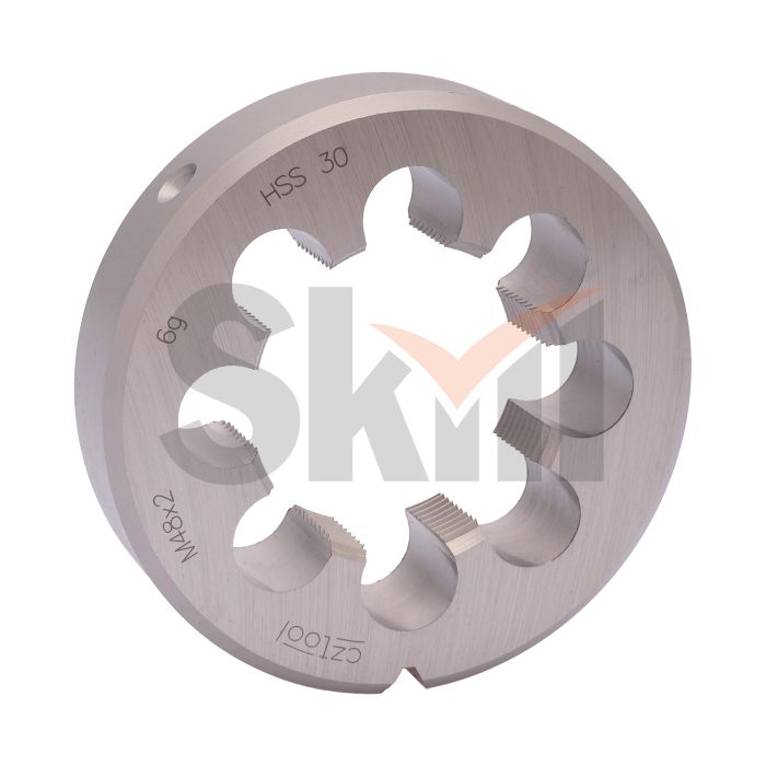 Плашка М48х2,0 DINEN22568 HSS 6g 90х22мм Bucovice(CzTool) 240482