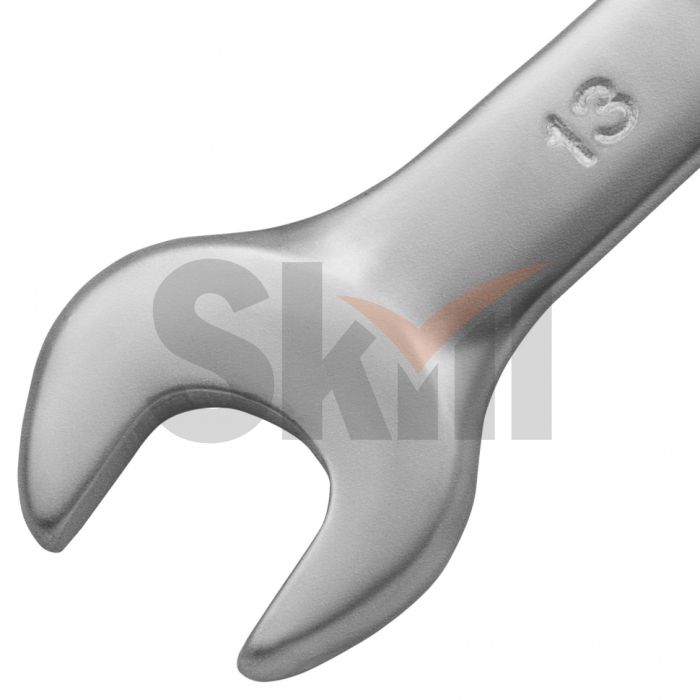 Ключ комбинированный, 13 мм, CrV, матовый хром Matrix