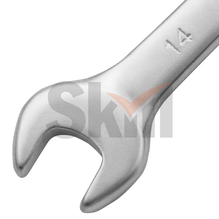 Ключ комбинированный, 14 мм, CrV, матовый хром Matrix