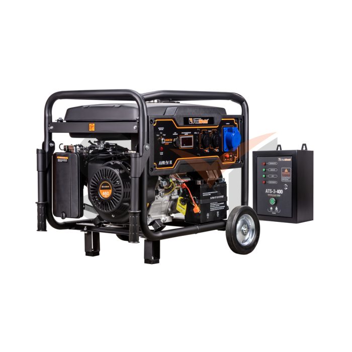 Бензиновый генератор FoxWeld Expert G9500 EW в компл. с блоком автоматики 380В