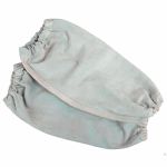 Нарукавники спилковые, серые (нить армированная 70ЛЛ), 10/100