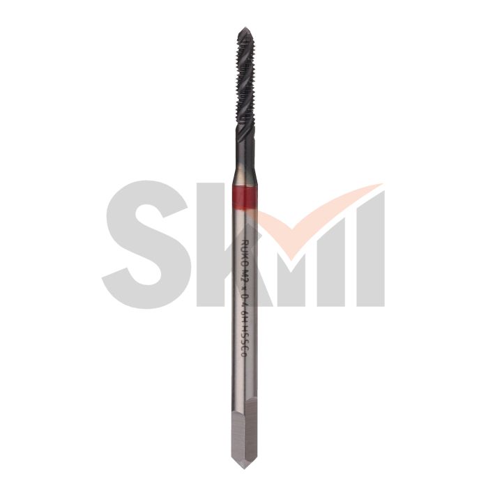 Метчик М 2,0х0,4 (Машинный, винт.) DIN371 HSSE-TiALN 6h C/2-3P R35 45мм a=2,1 Ruko 234020EF