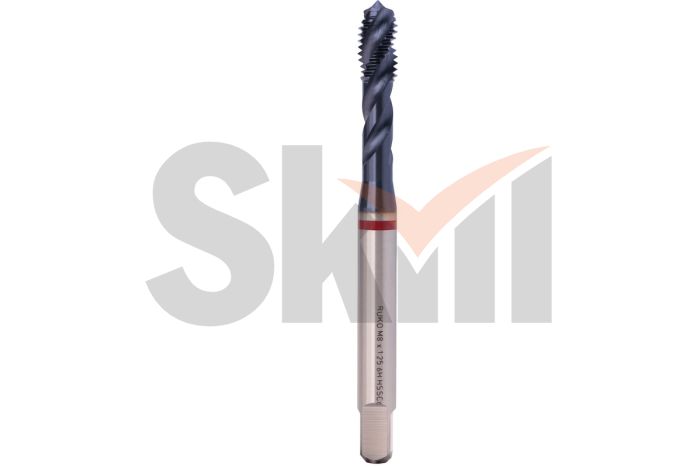 Метчик М 8,0х1,25 (Машинный, винт.) DIN371 HSSE-TiALN 6h C/2-3P R35 90мм a=6,2 Ruko 234080EF