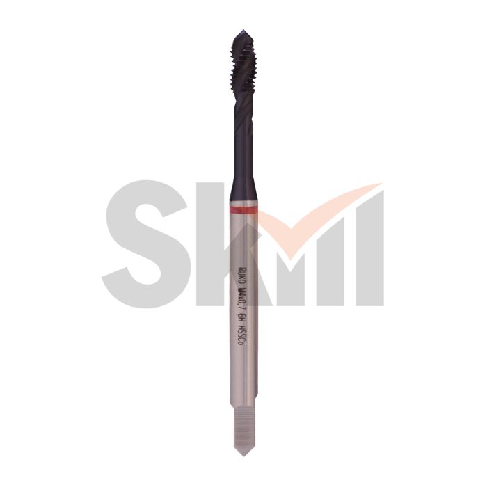 Метчик М 4,0х0,7 (Машинный, винт.) DIN371 HSSE-TiALN 6h C/2-3P R35 63мм a=3,4 Ruko 234040EF