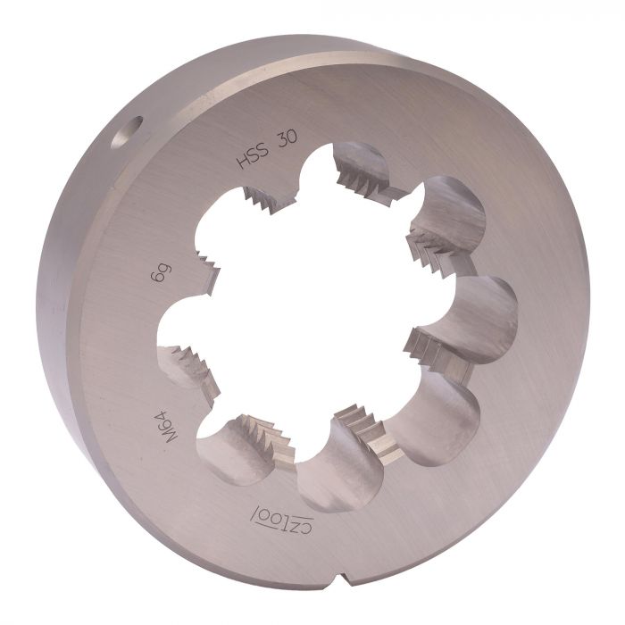 Плашка Bucovice Tools М64х6,0 HSS DIN EN 22568 6g 120х36мм 240640