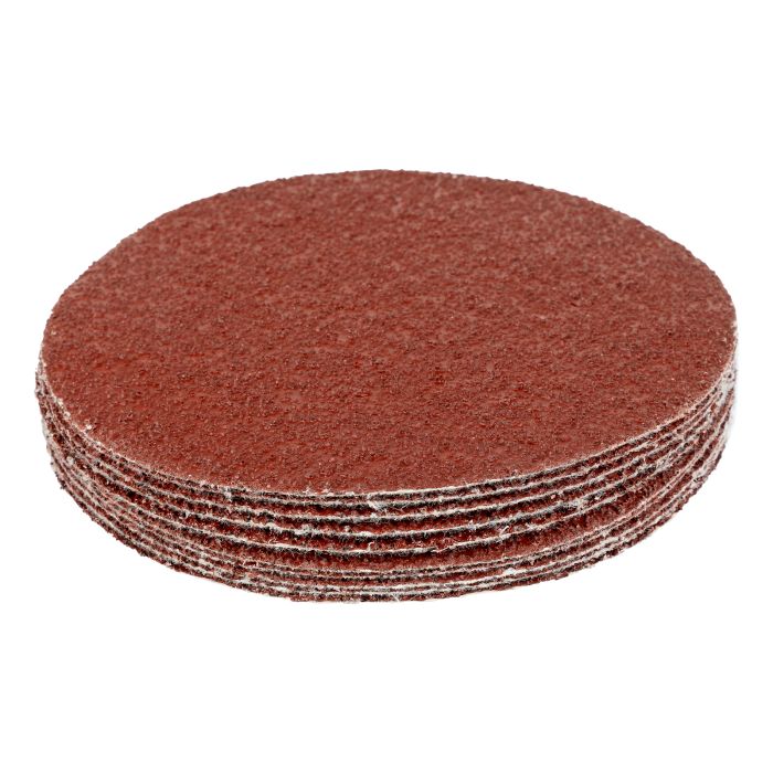 Круг абразивный на ворсовой подложке под "липучку", P 24, 125 мм, 10 шт.// Matrix