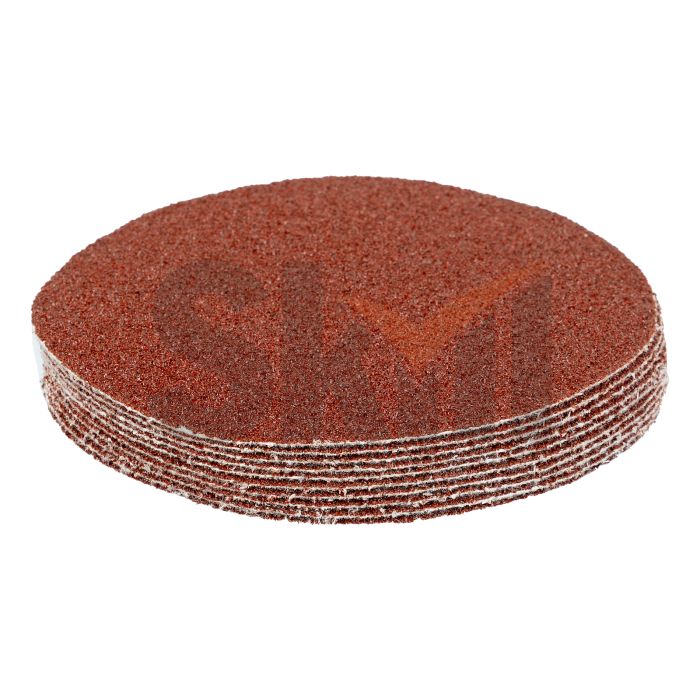 Круг абразивный на ворсовой подложке под "липучку", P 36, 125 мм, 10 шт.// Matrix