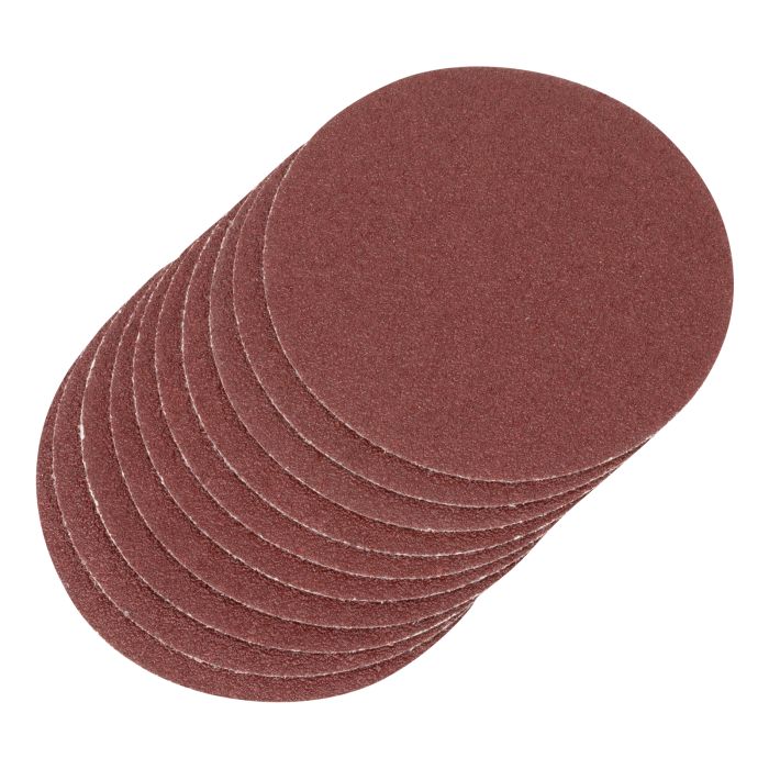 Круг абразивный на ворсовой подложке под "липучку", P 40, 115 мм, 10 шт.// Matrix