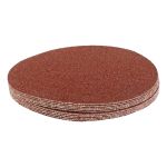 Круг абразивный на ворсовой подложке под "липучку", P 60, 115 мм, 10 шт.// Matrix