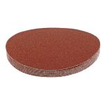 Круг абразивный на ворсовой подложке под "липучку", P 80, 115 мм, 10 шт.// Matrix