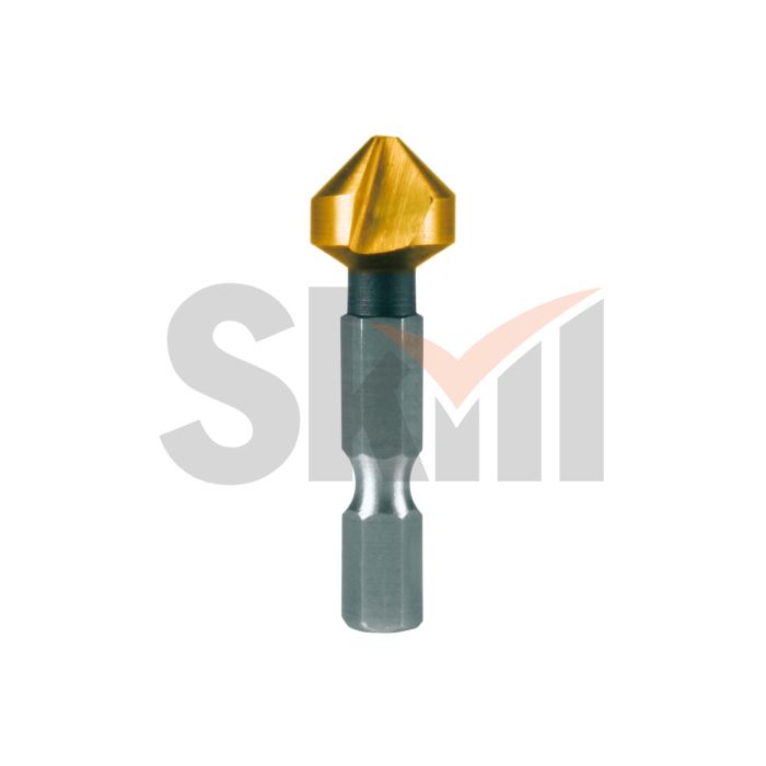 Зенковка-бита по металлу Ruko 90° 6,3мм HSS-G TiN 3z L31мм d1/4 102313T