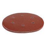 Круг абразивный на ворсовой подложке под "липучку", перфорированный, P 220, 150 мм, 5 шт.// Matrix