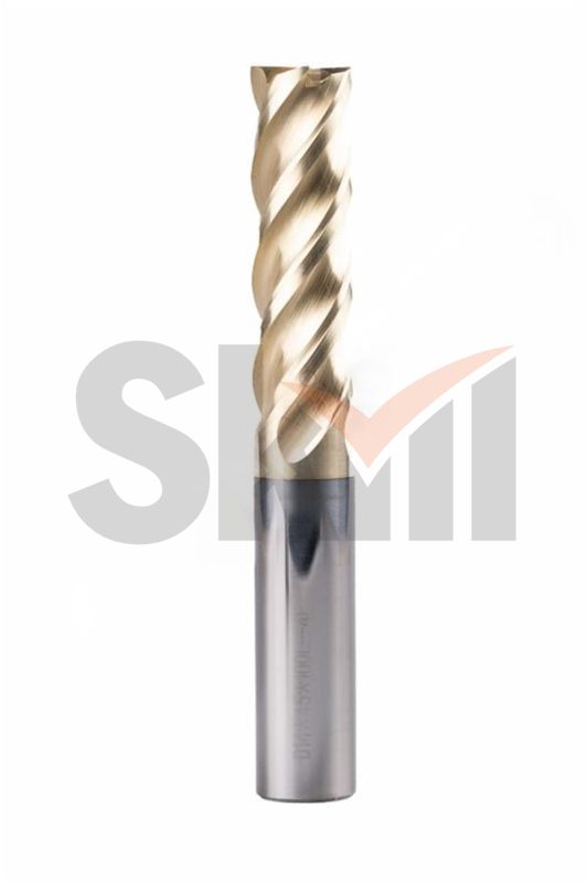 Фреза концевая ц/х тв.сп.  ф8   L=60    Z4  ZrN по нерж.ст. и титану