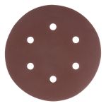 Круг абразивный на ворсовой подложке под "липучку", перфорированный, P 320, 150 мм, 5 шт.// Matrix
