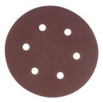 Круг абразивный на ворсовой подложке под "липучку", перфорированный, P 400, 150 мм, 5 шт.// Matrix