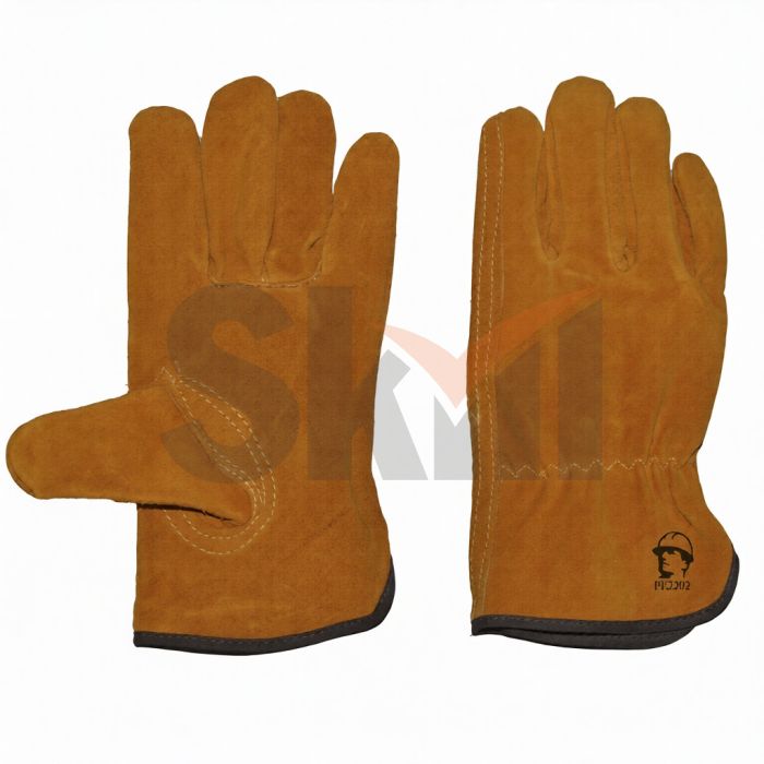 Перчатки желтые цельноспилковые (2202), 1/120 (12) (10,5)