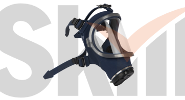 Полнолицевая маска Jeta Safety 4050 с РЕЗЬБОВЫМ креплением (40х4,0 мм) с линзой Триплекс (Triplex)