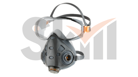 Полумаска фильтрующая с интегрированными очками Air Optics 9500 Jeta Safety - L