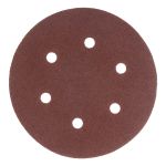 Круг абразивный на ворсовой подложке под "липучку", перфорированный, P 40, 150 мм, 5 шт.// Matrix
