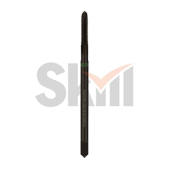 Метчик М 2,5х0,45 (Машинный) DIN371 HSSE-VAP 6h B/4-5P 50мм a=2,1 Ruko 232025VA