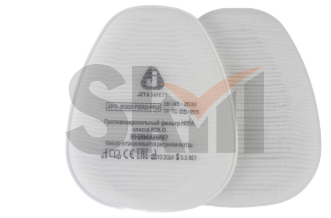 8022-P2RD-PRO Противоаэрозольный фильтр Jeta Safety класса P2R D (упак. 20 шт.) c технологией HEPA (