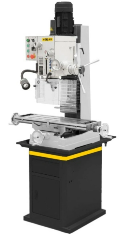 Станок фрезерно-сверлильный Stalex BF45, 800х240 мм, с подставкой, 380В