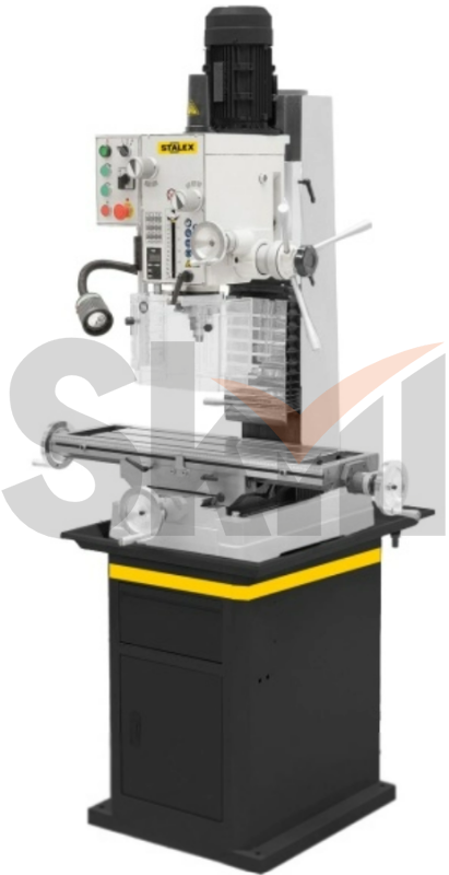 Станок фрезерно-сверлильный Stalex BF45, 800х240 мм, с подставкой, 380В