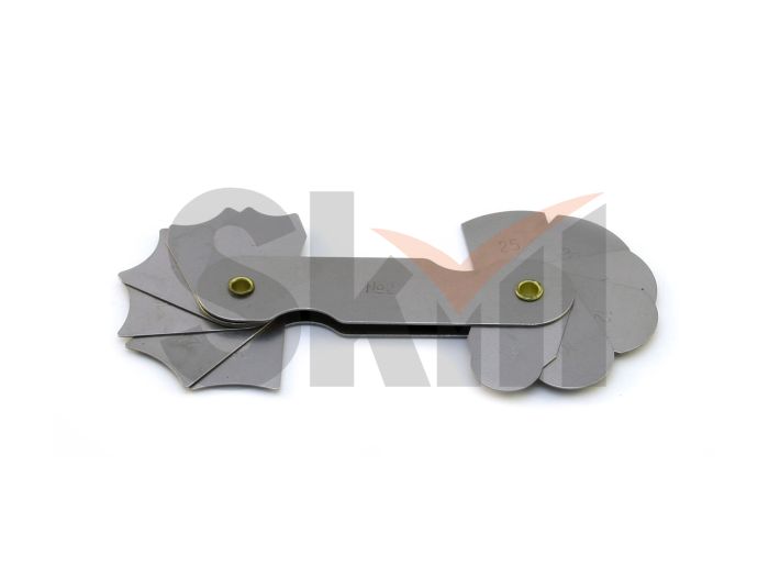 Набор шаблонов радиусных №2 (R 8-25мм) КЛБ