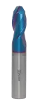 Концевая сферическая фреза 4 зуба, HRC 65, Nano Blue 3x6x50 R1,5