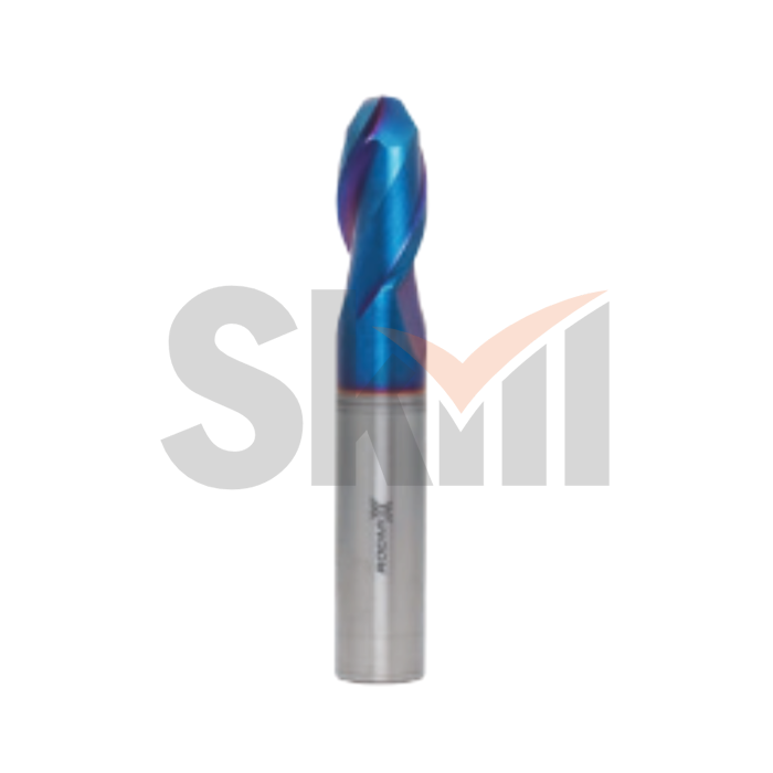 Концевая сферическая фреза 4 зуба, HRC 65, Nano Blue 4х8х50 R2