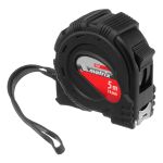 Рулетка Black, 5 м х 19 мм, обрезиненный корпус// Matrix