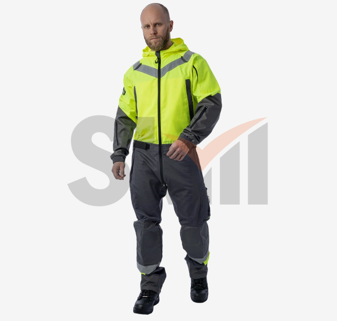 Летний комбинезон Brodeks KS 503, желтый/серый