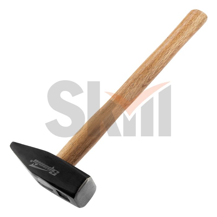 Молоток слесарный, 1000 г, квадратный боек, деревянная рукоятка Sparta