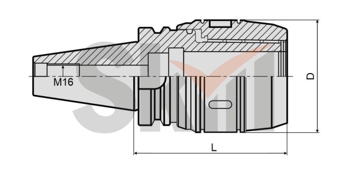 BT40-SC20-105 Патрон цанговый