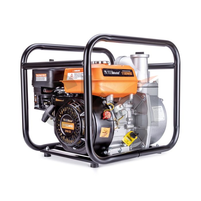 Мотопомпа бензиновая FoxWeld 1100W80