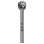 Борфреза сферическая D 03х02 M03 двойная насечка