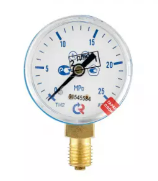 Манометр с поверкой 25,0 МПа, кислород