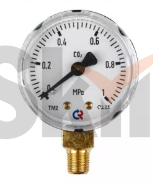 Манометр 1,0 МПа, 1/8 NPT, углекислый газ