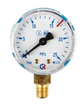 Манометр 25,0 МПа, 1/8 NPT, кислород