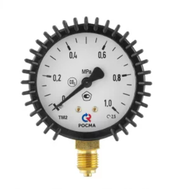 Манометр 1,0 МПа, ⌀63 мм, G1/4, углекислота